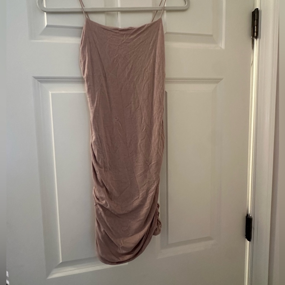 Windsor Mauve Ruched Slip Dress